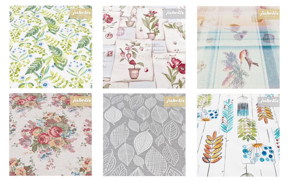 Wenn alle Möbel stehen - setzen textile Accessoires noch eins obendrauf - Wachstuch- und Baumwoll-Tischdecken sind tolle Kleider für den Esstisch - haptisch und optisch